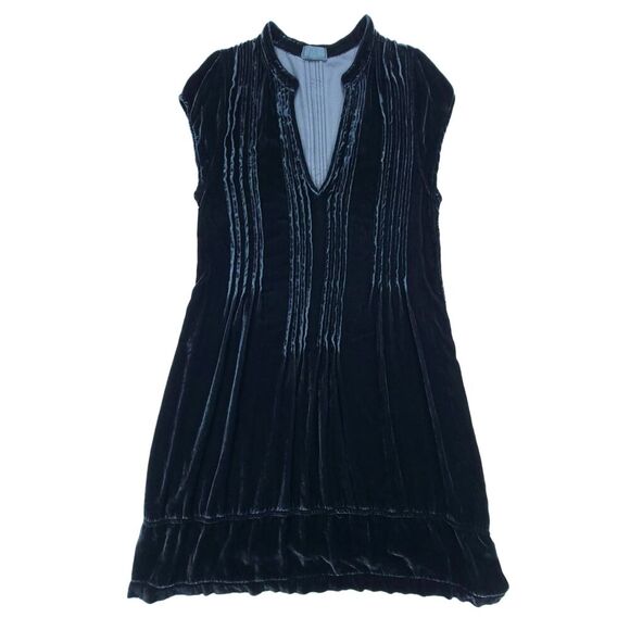 CP SHADES Silk Velvet Babydoll Tunic Mini Dress Whimsigoth Fairy Emerald Green - Picture 1 of 7